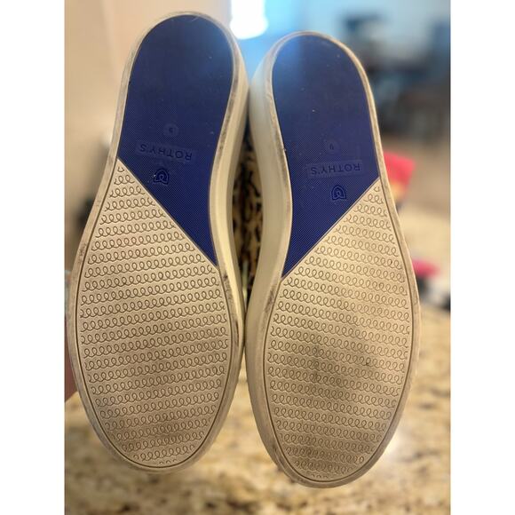 Women’s Rothy’s The Original Slip On Sneaker Leopard Size 8.5 - Picture 6 of 6
